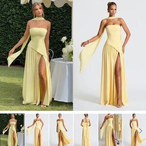 Maliyah Maxi Dress - Lemon